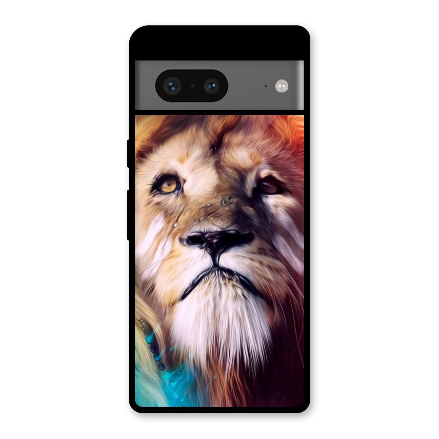 Royal Lion Glass Back Case for Google Pixel 7