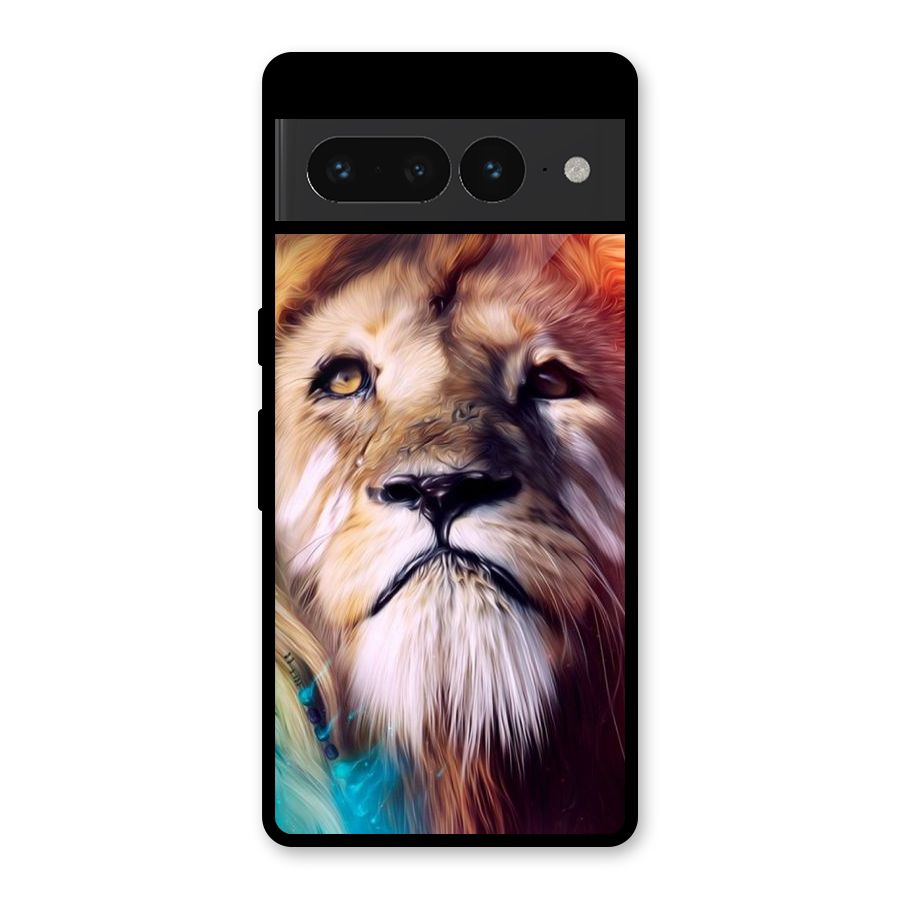 Royal Lion Glass Back Case for Google Pixel 7 Pro