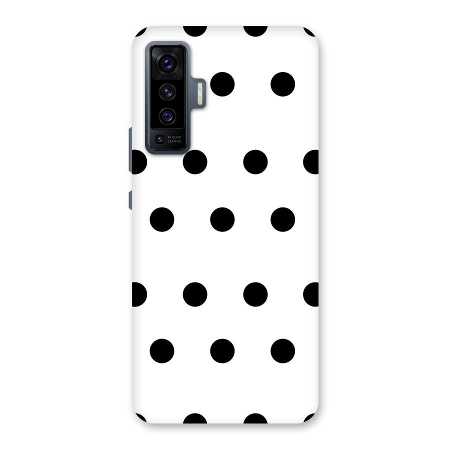 Royal Polka Dots Back Case for Vivo X50