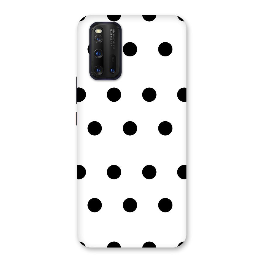 Royal Polka Dots Back Case for Vivo iQOO 3