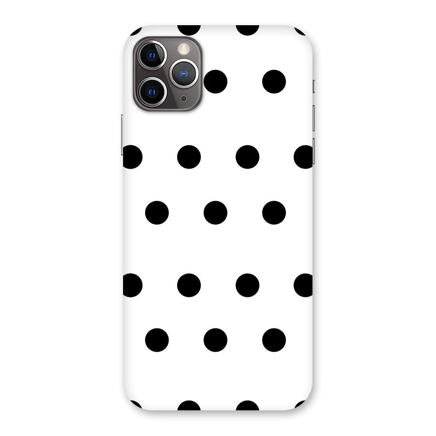 Royal Polka Dots Back Case for iPhone 11 Pro Max
