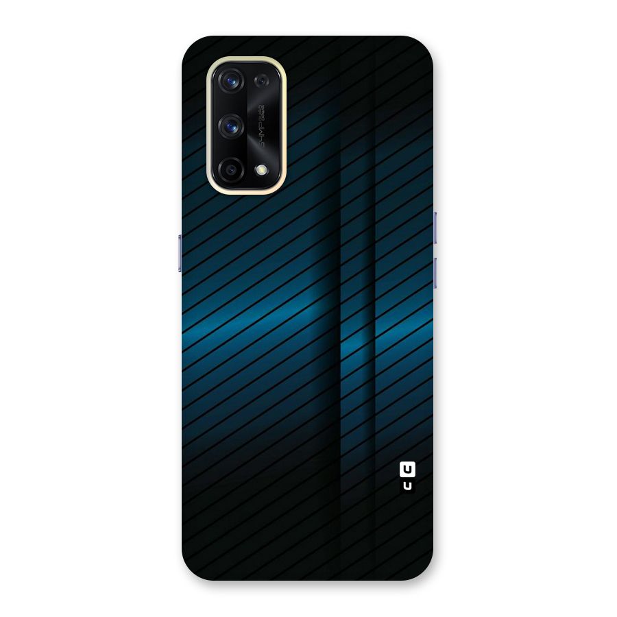 Royal Shade Blue Glass Back Case for Realme X7 Pro