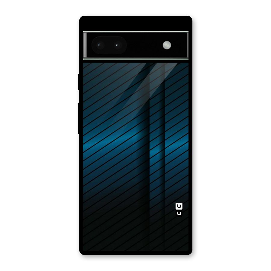 Royal Shade Blue Glass Back Case for Google Pixel 6a