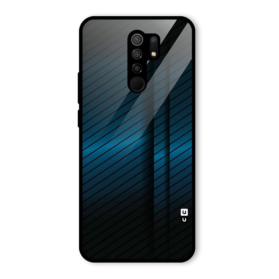 Royal Shade Blue Glass Back Case for Poco M2