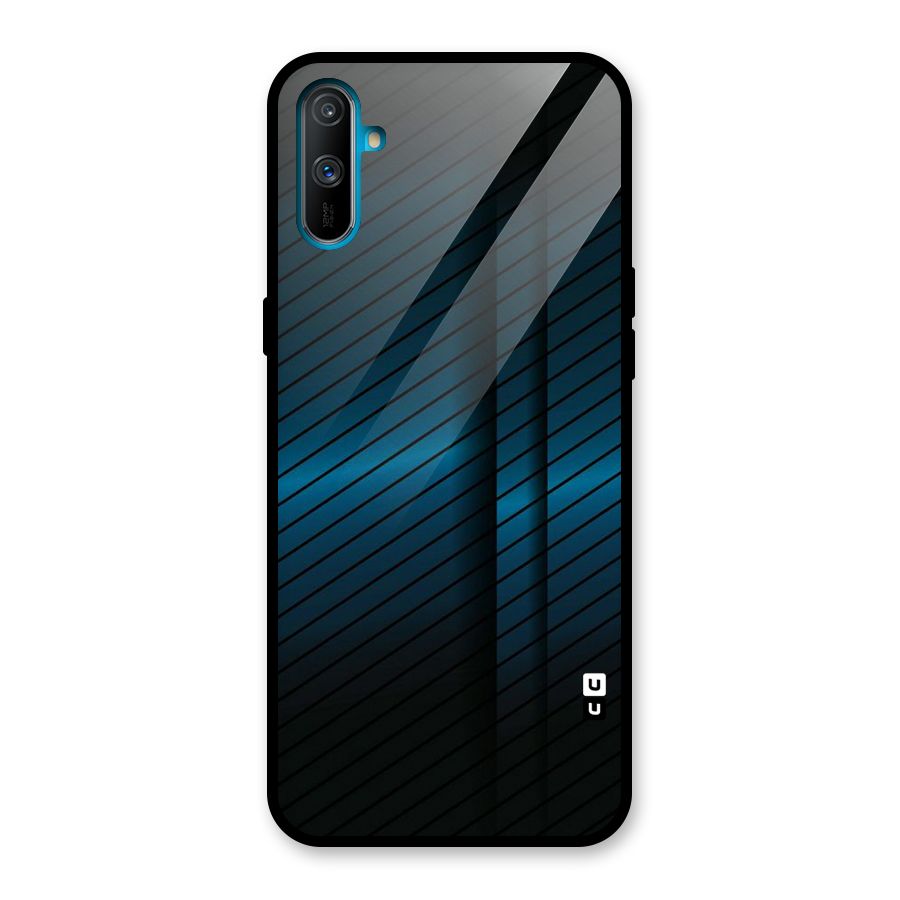 Royal Shade Blue Glass Back Case for Realme C3