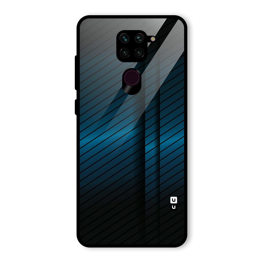 Royal Shade Blue Glass Back Case for Redmi Note 9