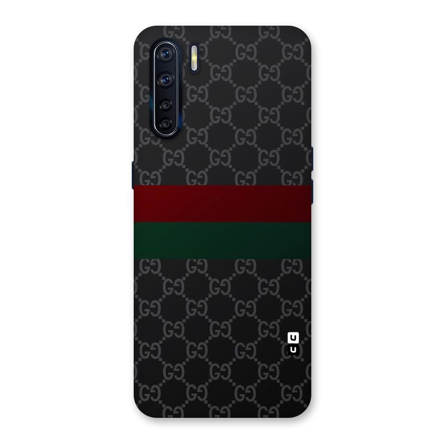 Royal Stripes Design Back Case for Oppo F15