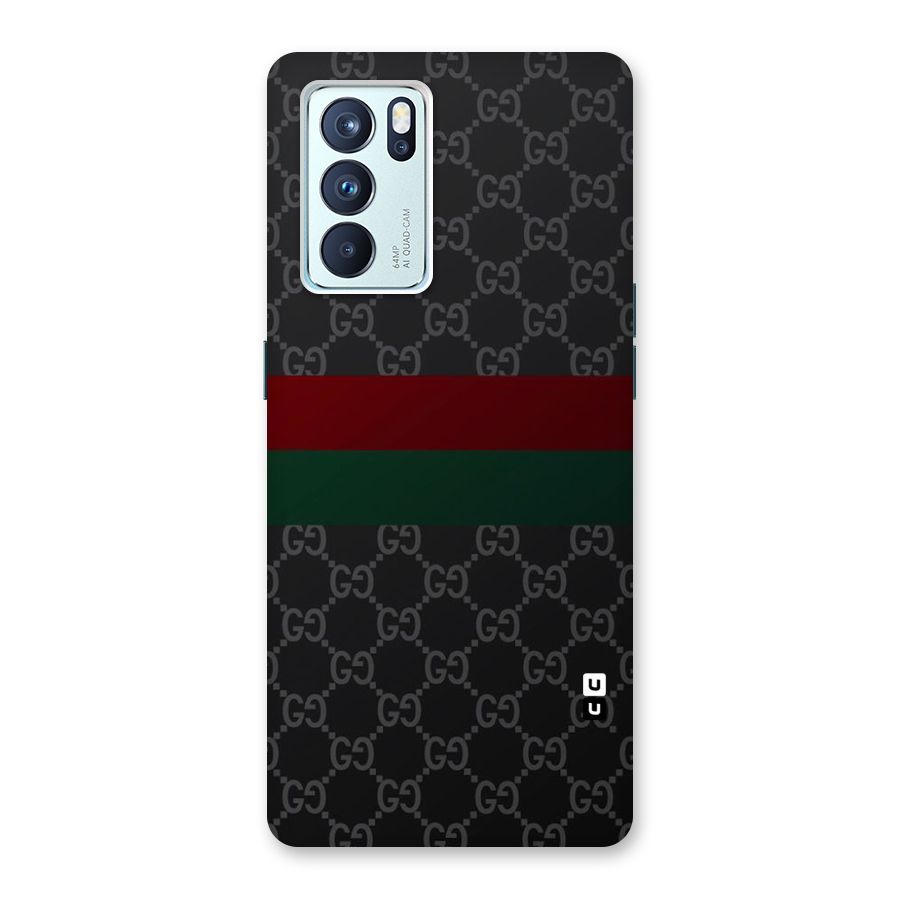 Royal Stripes Design Back Case for Oppo Reno6 Pro 5G