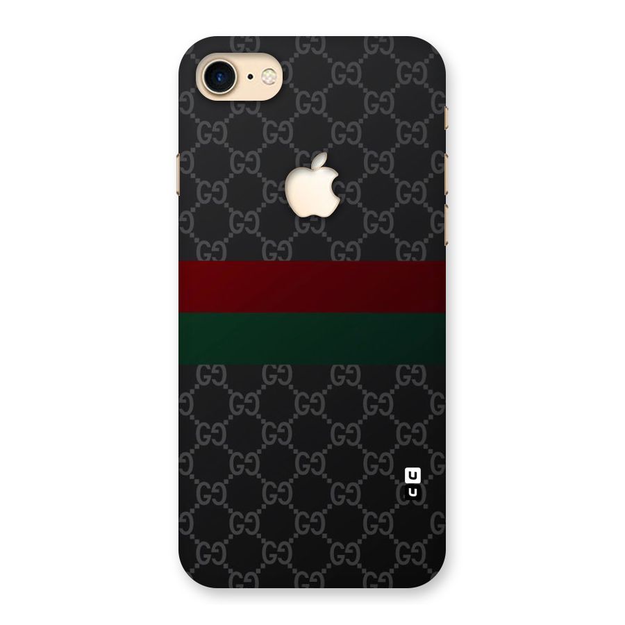 Royal Stripes Design Back Case for iPhone 7 Apple Cut