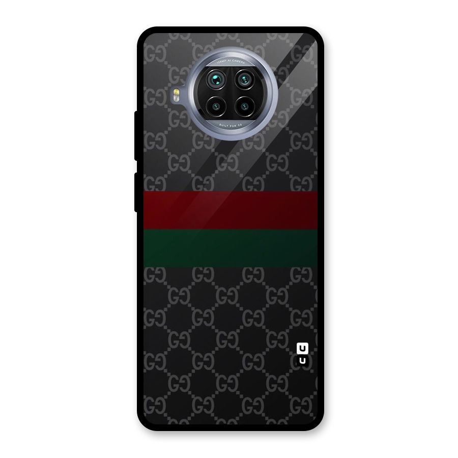 Royal Stripes Design Glass Back Case for Mi 10i
