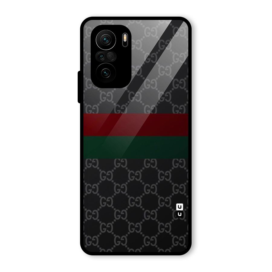 Royal Stripes Design Glass Back Case for Mi 11x