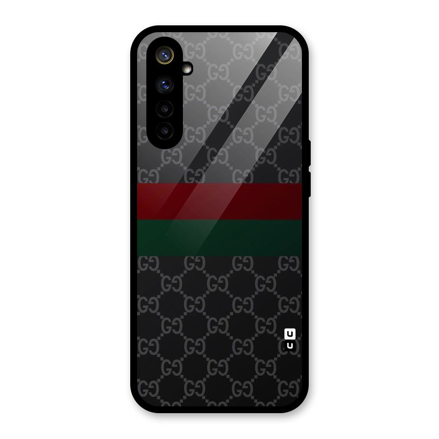 Royal Stripes Design Glass Back Case for Realme 6