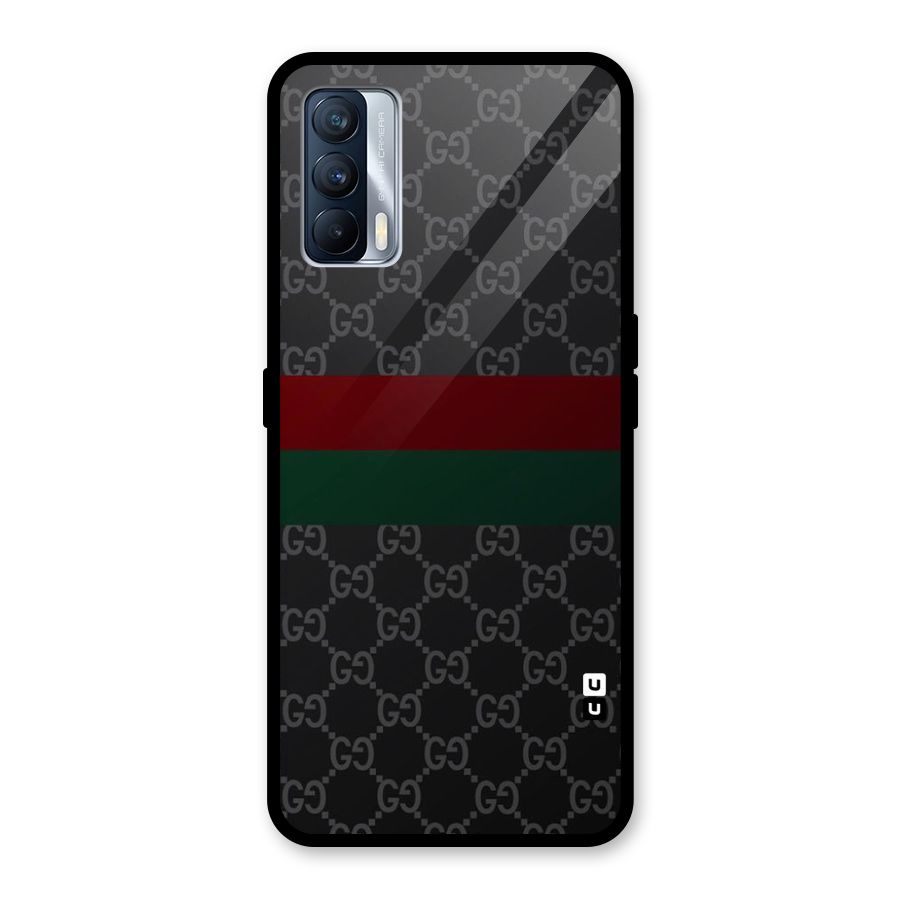 Royal Stripes Design Glass Back Case for Realme X7