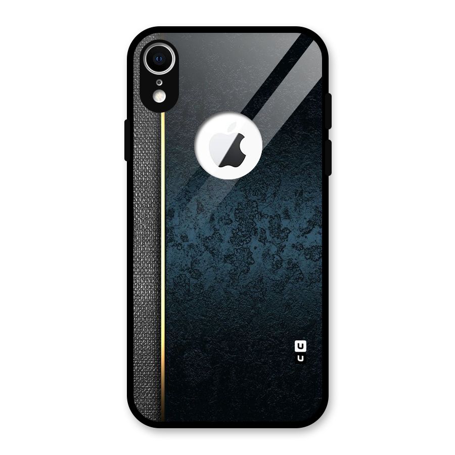 Rug Design Color Glass Back Case for iPhone XR Logo Cut