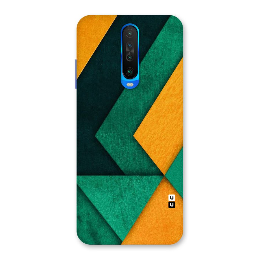 Rugged Abstract Stripes Back Case for Poco X2