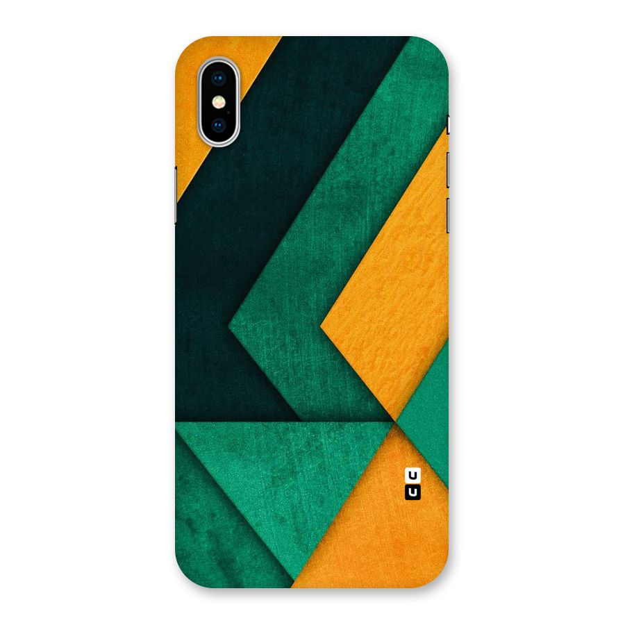 Rugged Abstract Stripes Back Case for iPhone XS