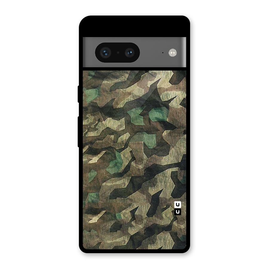 Rugged Army Glass Back Case for Google Pixel 7