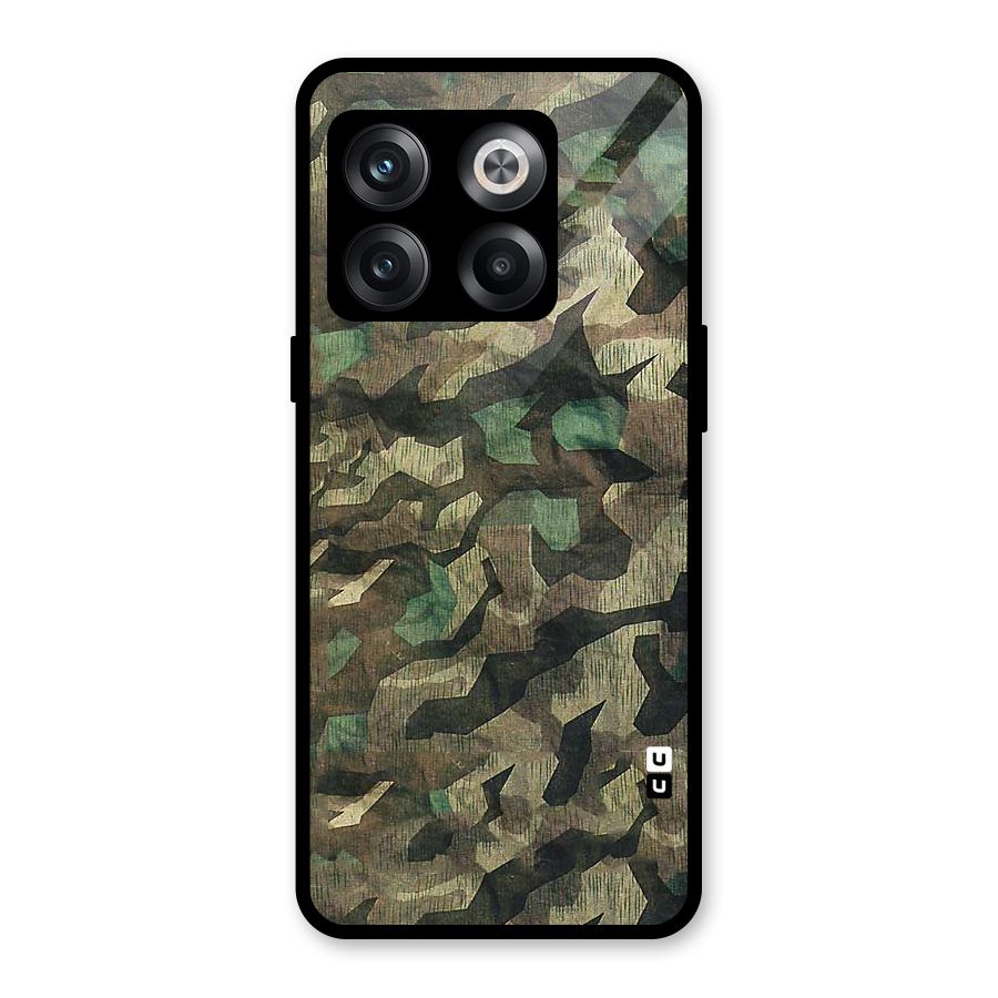Rugged Army Glass Back Case for OnePlus 10T
