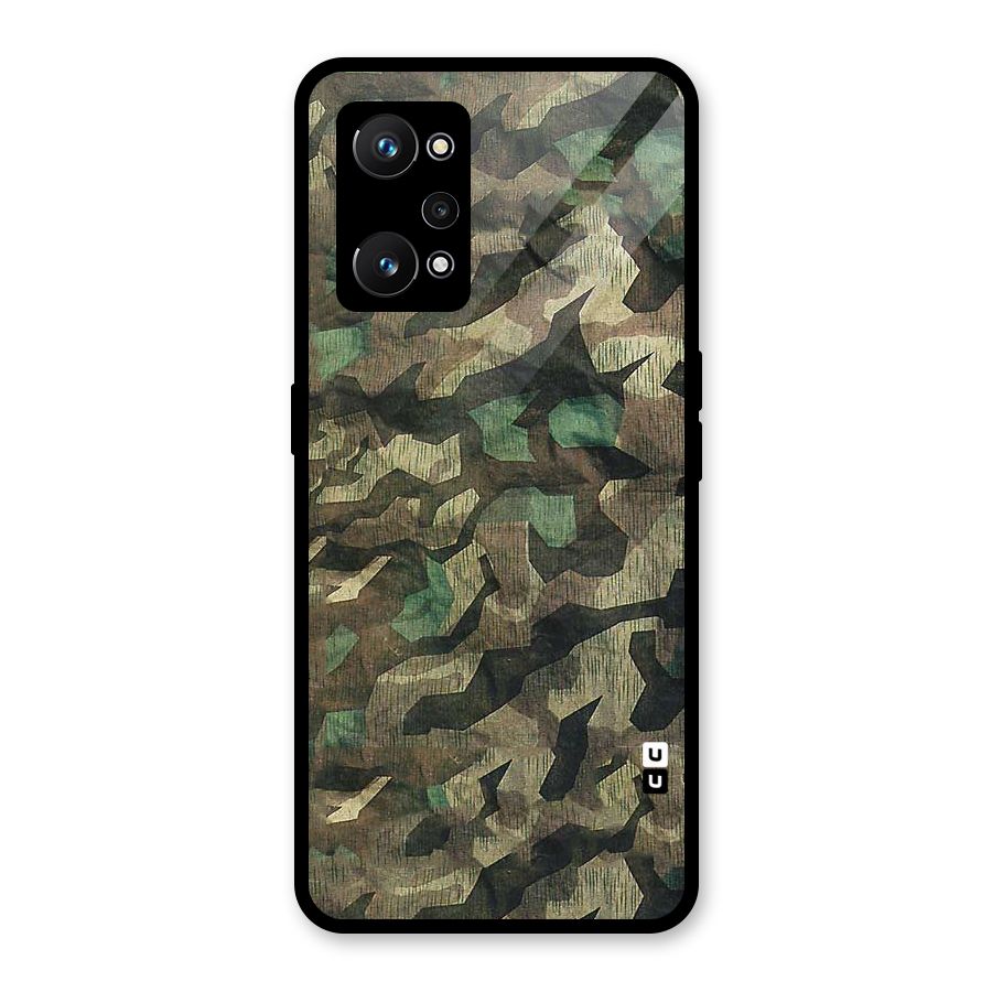 Rugged Army Glass Back Case for Realme GT Neo 3T