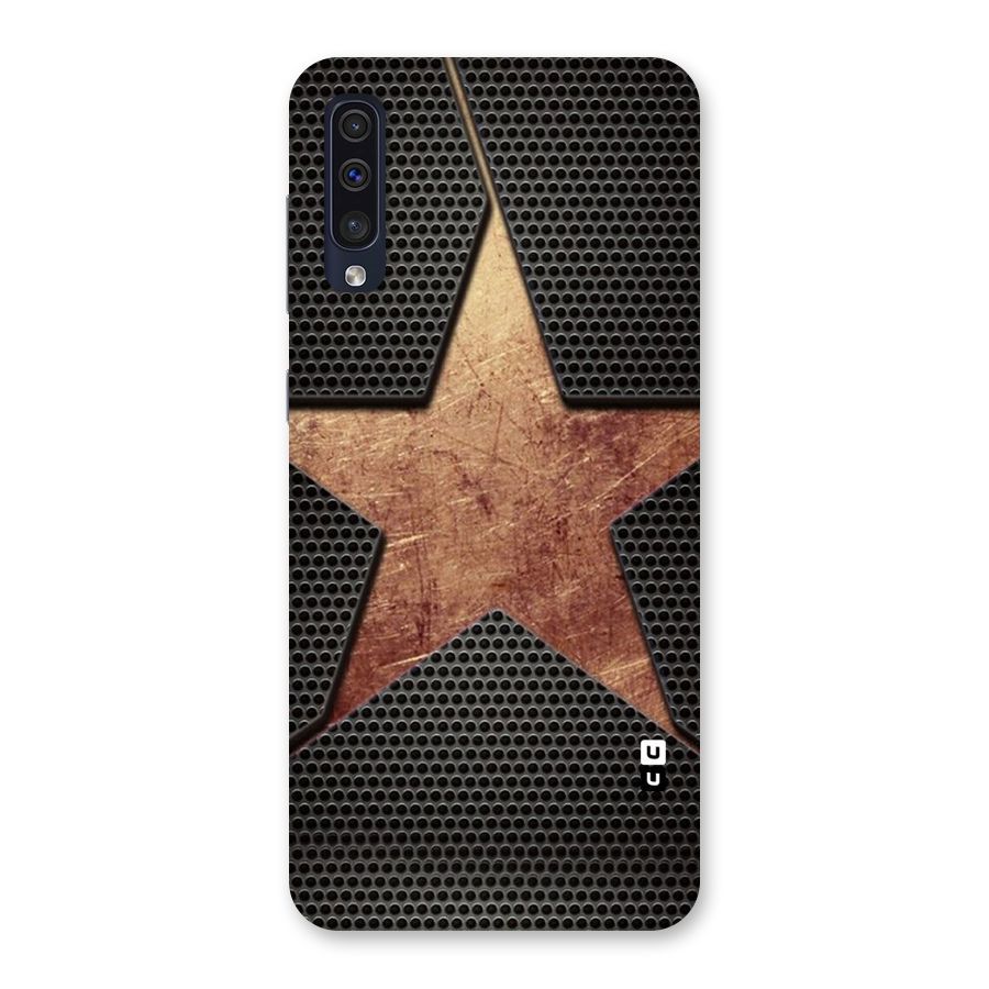 Rugged Gold Star Back Case for Galaxy A50