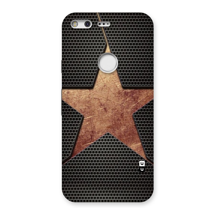 Rugged Gold Star Back Case for Google Pixel