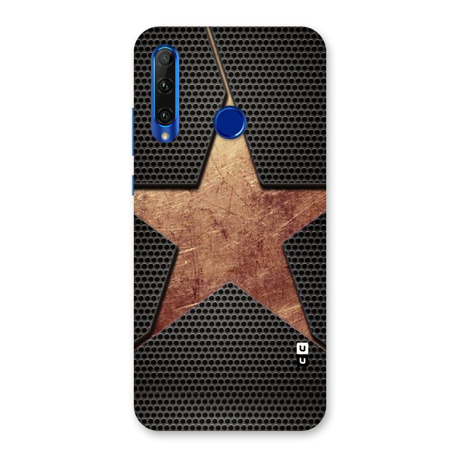 Rugged Gold Star Back Case for Honor 20i