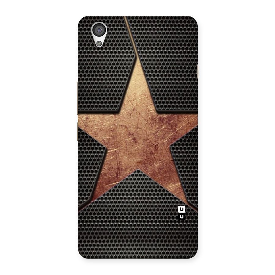 Rugged Gold Star Back Case for OnePlus X