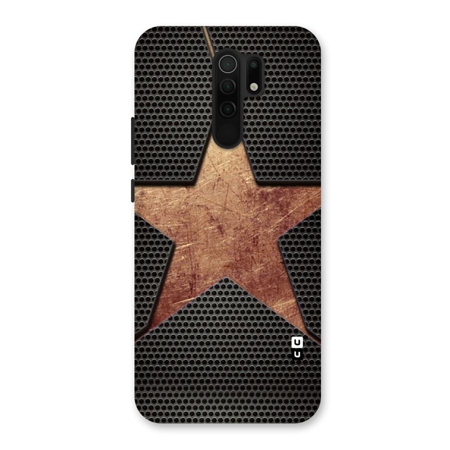 Rugged Gold Star Back Case for Poco M2