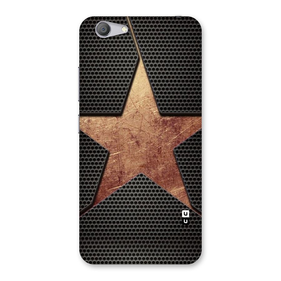 Rugged Gold Star Back Case for Vivo Y53