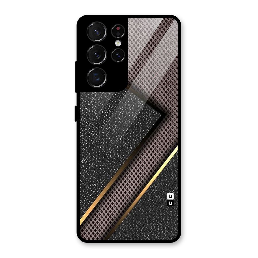 Rugged Polka Design Glass Back Case for Galaxy S21 Ultra 5G