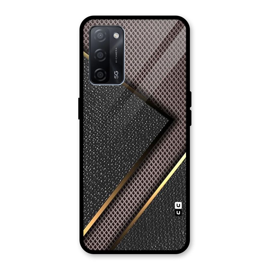 Rugged Polka Design Glass Back Case for Oppo A53s 5G