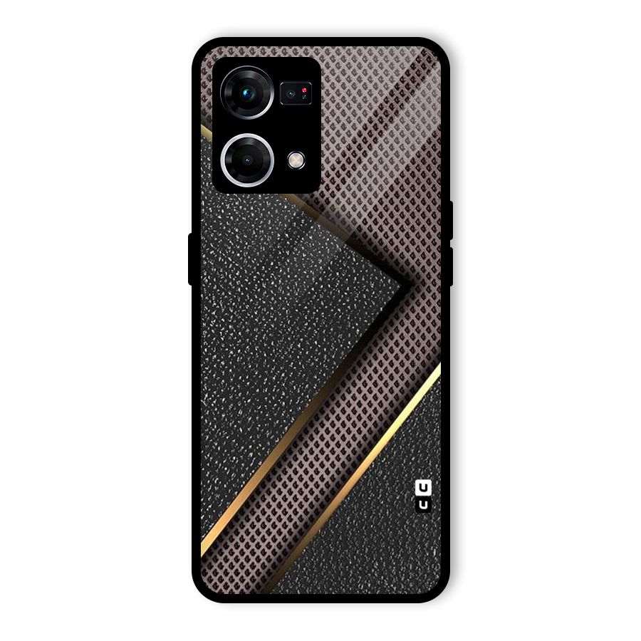 Rugged Polka Design Glass Back Case for Oppo F21 Pro 5G