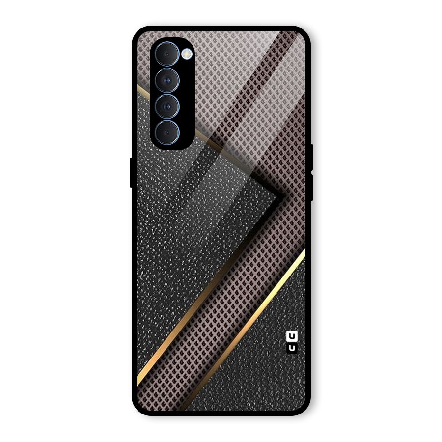 Rugged Polka Design Glass Back Case for Oppo Reno4 Pro