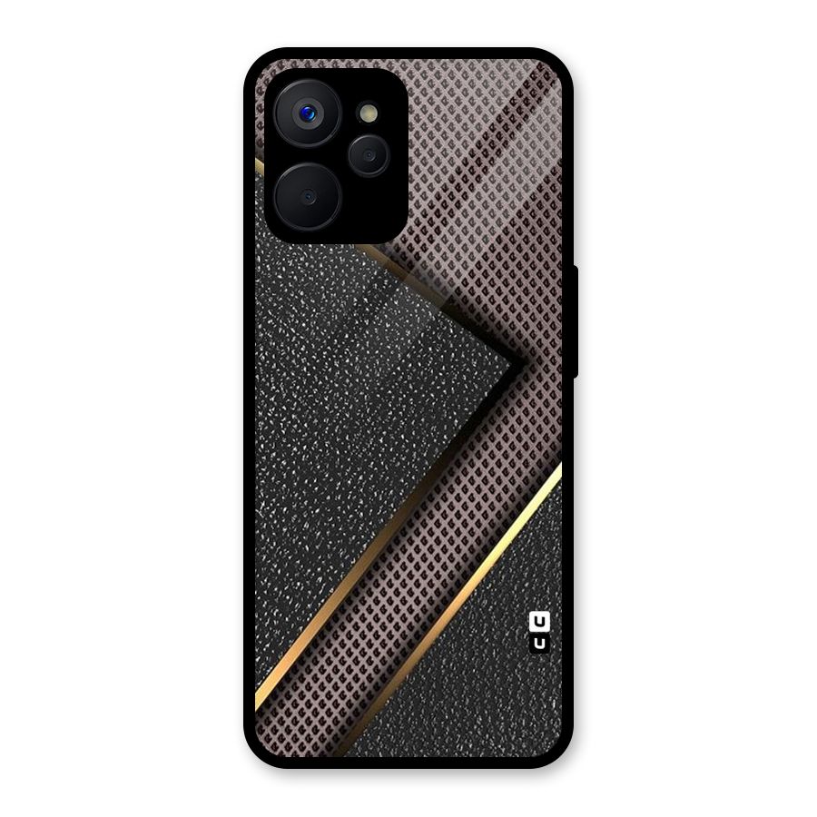 Rugged Polka Design Glass Back Case for Realme 9i 5G