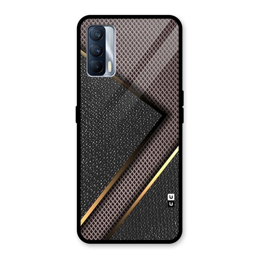 Rugged Polka Design Glass Back Case for Realme X7