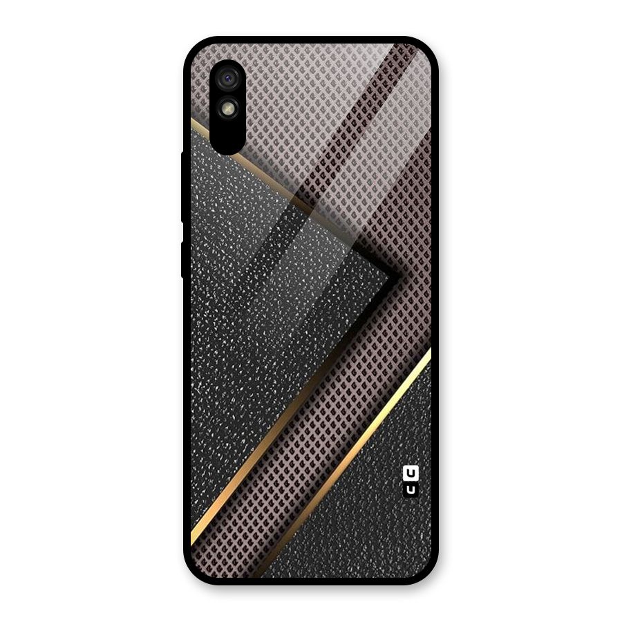 Rugged Polka Design Glass Back Case for Redmi 9i