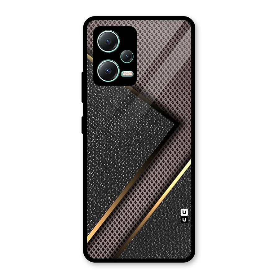 Rugged Polka Design Glass Back Case for Redmi Note 12 5G
