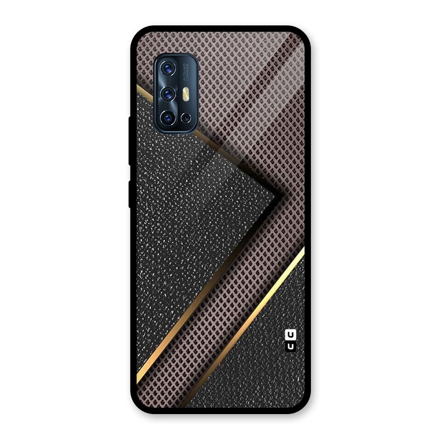 Rugged Polka Design Glass Back Case for Vivo V17