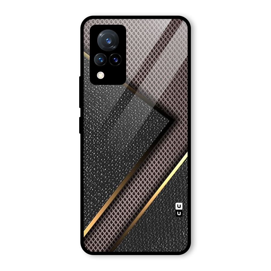 Rugged Polka Design Glass Back Case for Vivo V21 5G