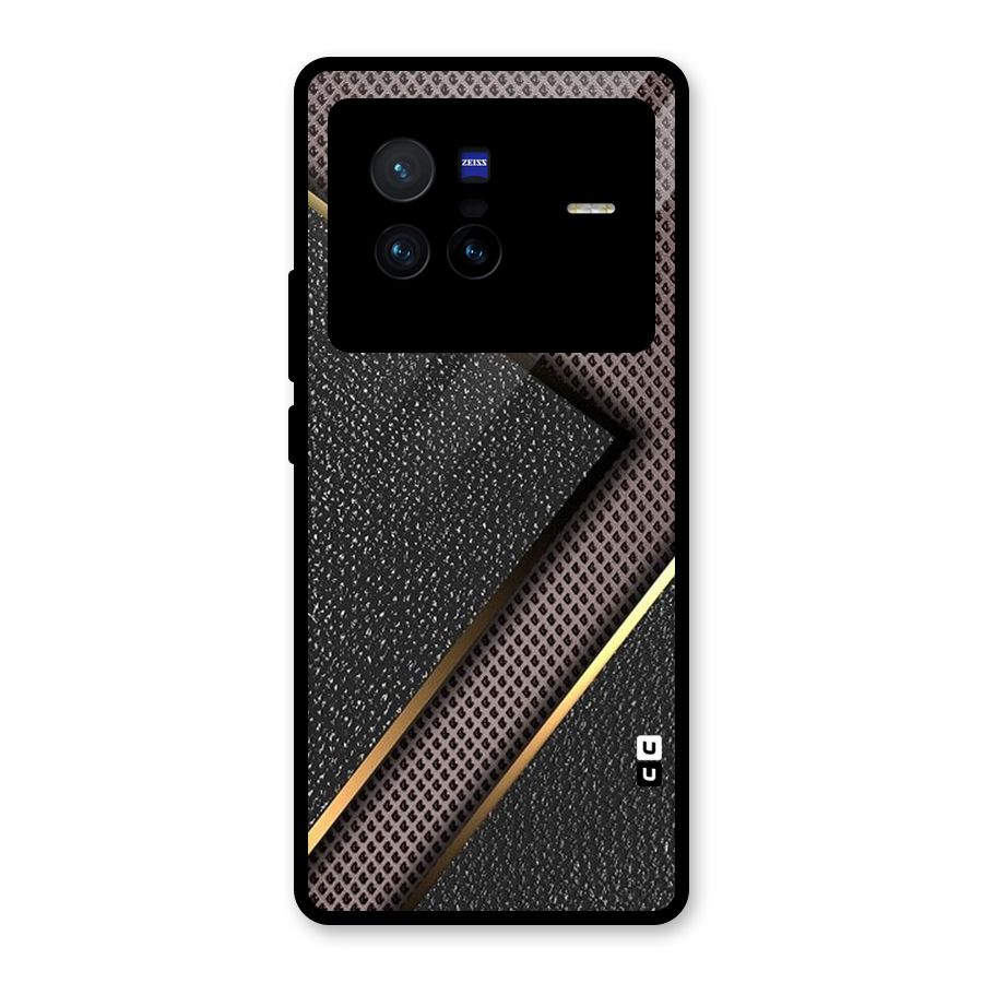 Rugged Polka Design Glass Back Case for Vivo X80