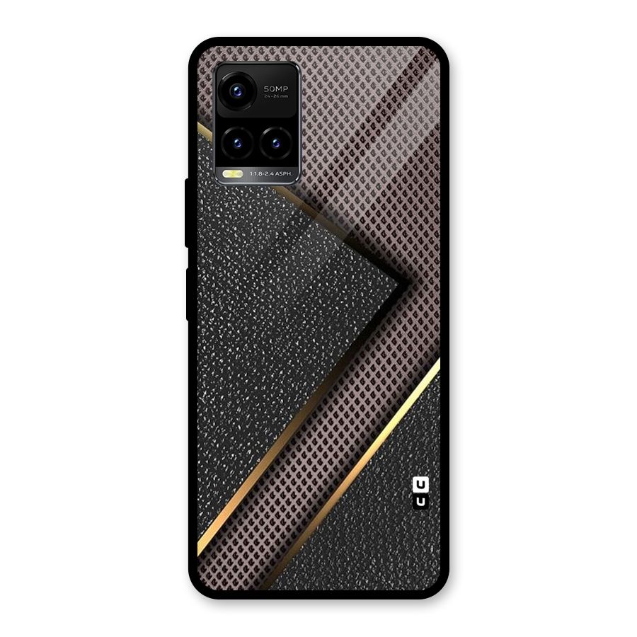 Rugged Polka Design Glass Back Case for Vivo Y21T