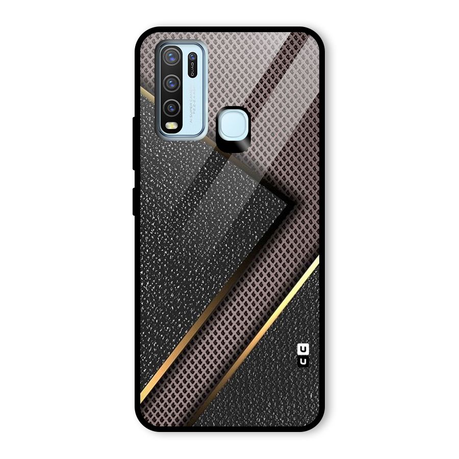 Rugged Polka Design Glass Back Case for Vivo Y50