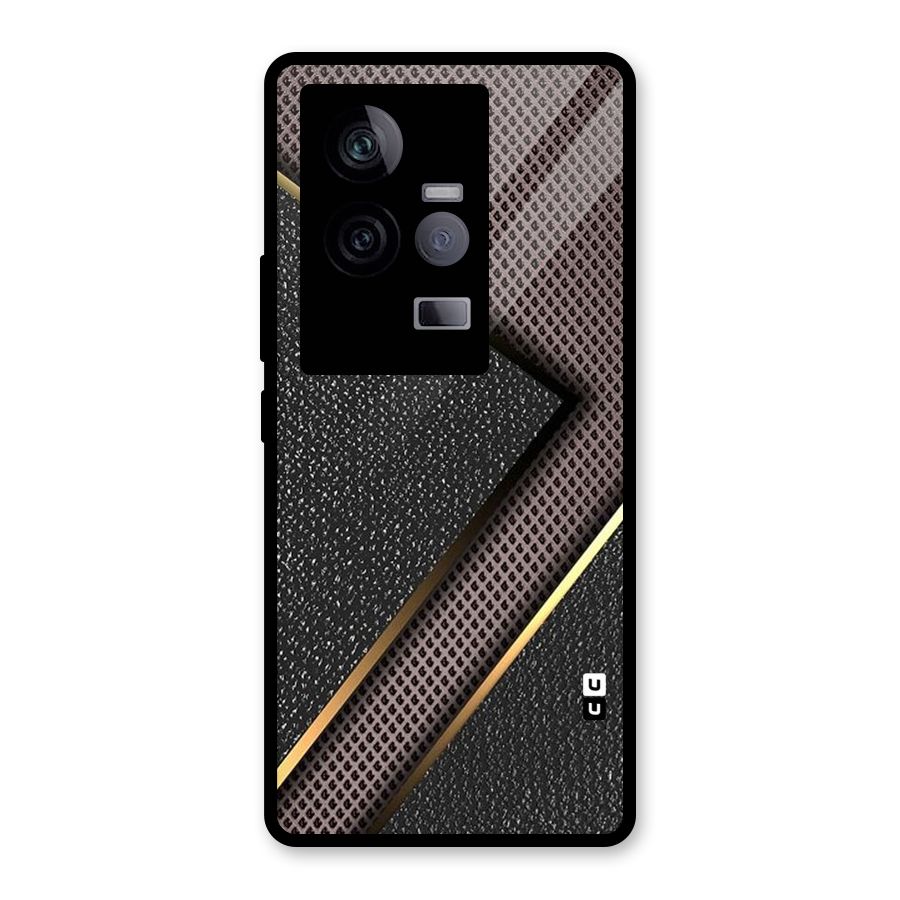 Rugged Polka Design Glass Back Case for Vivo iQOO 11 5G