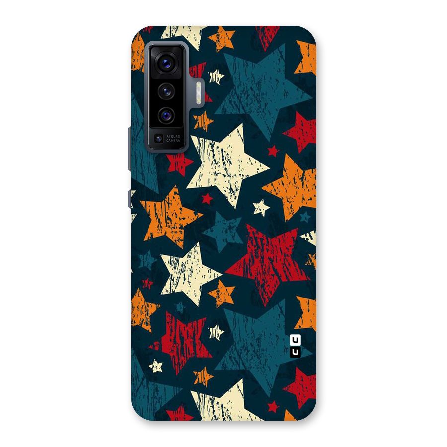 Rugged Star Design Back Case for Vivo X50