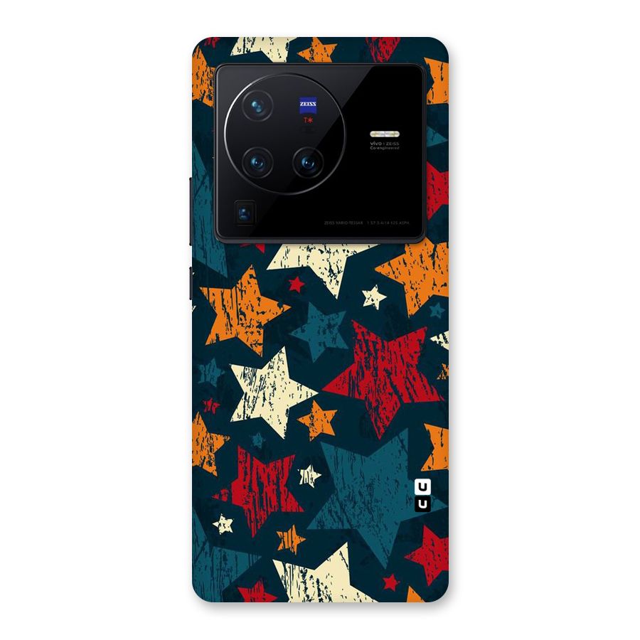 Rugged Star Design Back Case for Vivo X80 Pro
