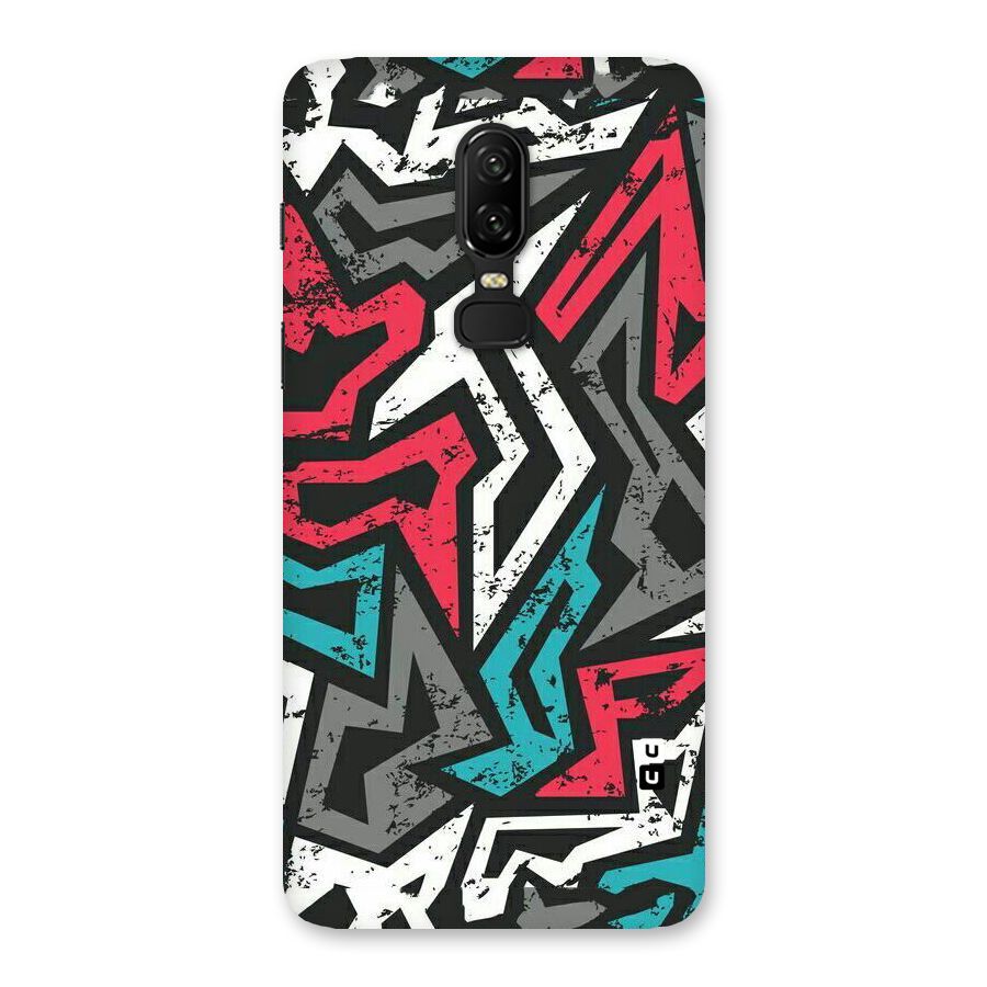 Rugged Strike Abstract Back Case for OnePlus 6