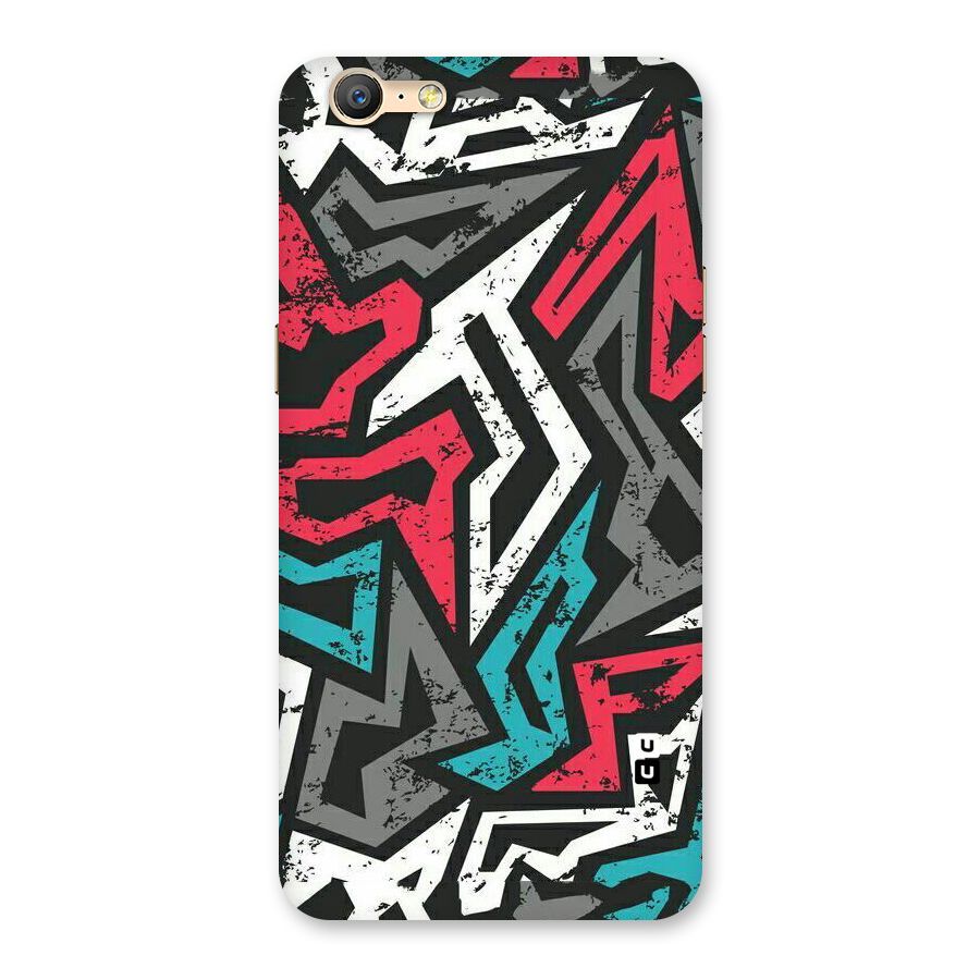 Rugged Strike Abstract Back Case for Oppo A39