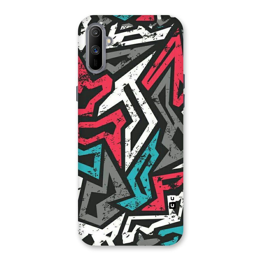 Rugged Strike Abstract Back Case for Realme C3