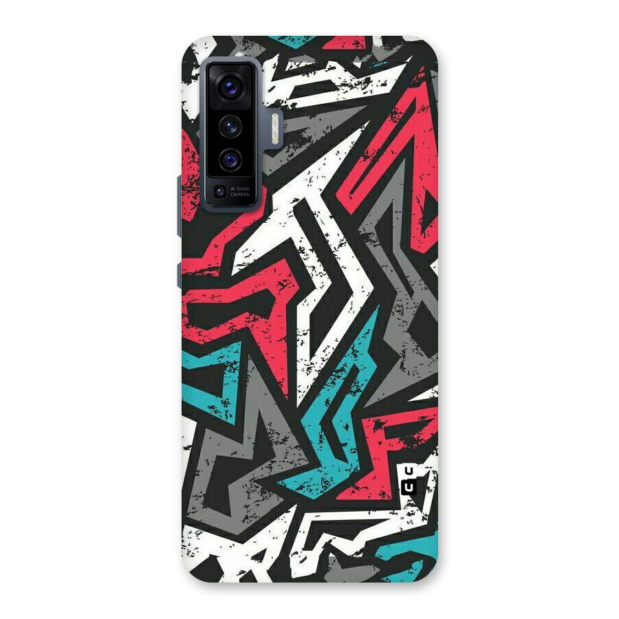 Rugged Strike Abstract Back Case for Vivo X50