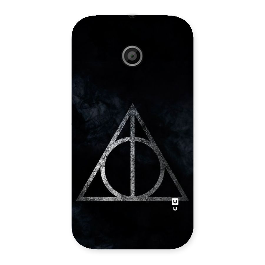 Rugged Triangle Design Back Case for Moto E